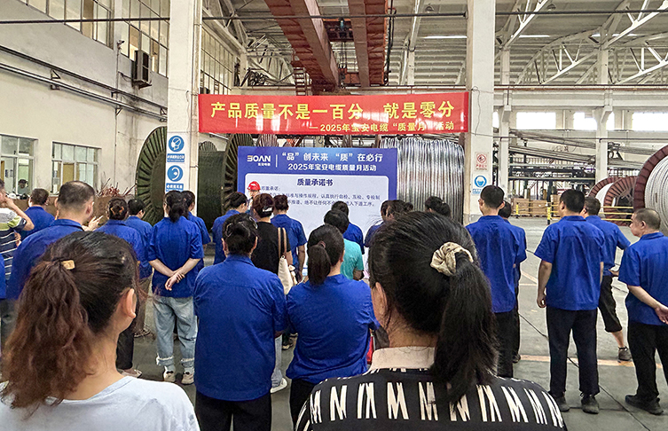 “品”創(chuàng)未來 “質(zhì)”在必行——寶安電纜啟動(dòng)2025年“質(zhì)量月”活動(dòng)